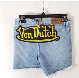 Vintage Authentic Y2K Von Dutch Booty Shorts